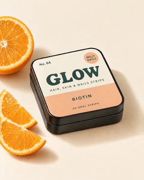 Melt Daily GLOW tin, Orange flavor