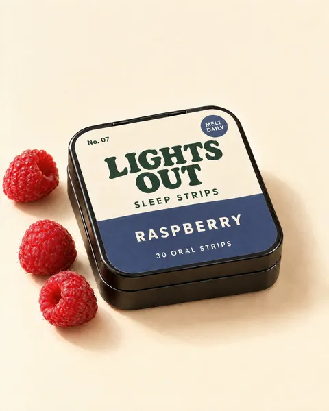 Melt Daily LIGHTS OUT tin, Raspberry flavor