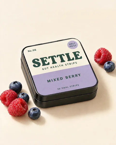 Melt Daily SETTLE tin, Mixed berry flavor